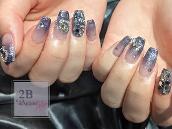 ニービー ネイルズ(2B NAILS)の写真/600色以上×400種類以上のパーツの組み合わせで魅せる【パーツアートネイル】で韓国ネイルに♪