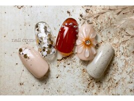 ぷくぷくフラワーネイル