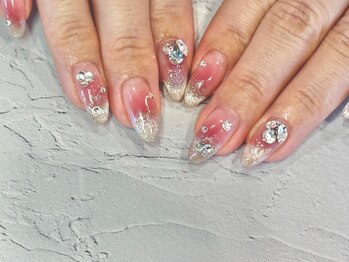 キャミ ネイル(CAMMY NAIL)/チーク×マグネットネイル