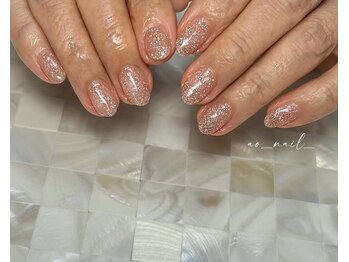 アオネイル(青桜 ao_nail_)/ラメワンカラー