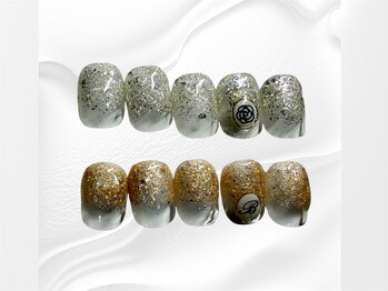 ユメノソラ 越谷店(yumeno空)/塗りかけデザイン ¥3900