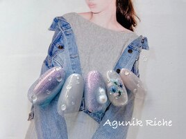 【押し花ネイル】