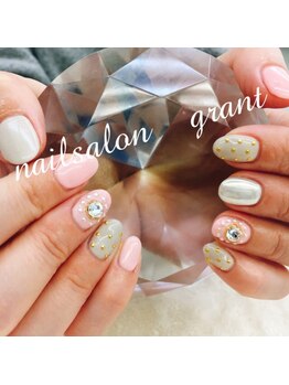 グラント(NAIL SALON&SCHOOL grant)/ミラーネイル
