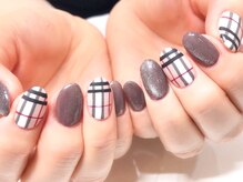 ビューティービースト フォー ネイルアンドアイラッシュ 松浜店(beauty:beast)/チェックネイル☆