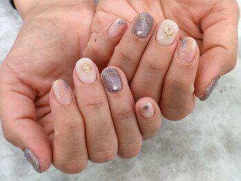 ミアネイル 越谷店(mia nail)/パラジェルベース施術写真
