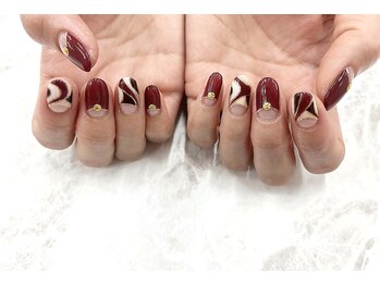 クレアネイル 高崎ウニクス店/持ち込みデザインのお客様ネイル