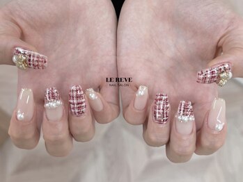 ルレーブ(LE REVE)/ツイードネイル