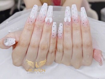 《チップ長さ出し専門店/パラジェル/フィルイン》HEAVEN Nail Salon 池袋  の写真/持ち込み・長さだしOK★最高のお気に入りネイルをお届け。+ちゅるちゅるのクリアカラーも人気◎