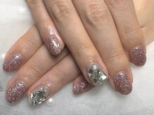 ユニネイル 池袋(Uni Nail)/大粒ラメ埋め尽くしネイル♪