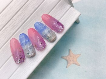 ネイルサロン&スクール ジーナ(GINA)/パステル海ネイル