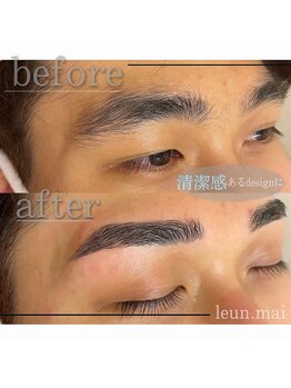 ルアン 表参道店/メンズ美眉毛スタイリング