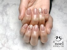 ノエル(Noel)/秋チェック柄ネイル