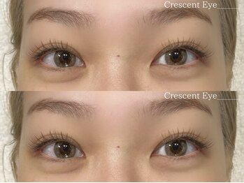クレセント 三軒茶屋(Crescent)の写真/【フラットラッシュカラーエクステ】導入店★ブラウンカラーでトレンド感のある大人可愛い優しい目元に♪