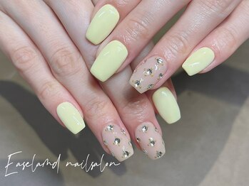 春ビジューネイル