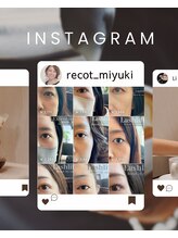 Recot by casita【まつげパーマ/フラットラッシュ/LED/眉毛】/Instagram