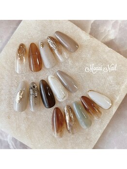 モアニネイル 岡山駅前(Moani Nail)/ニュアンス定額デザイン￥7,900