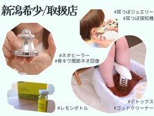 キュアフロウ 新潟巻の雰囲気(美賢者愛用ネオヒーラー/レモンボトル/耳つぼ/ゴッドクリーナー)