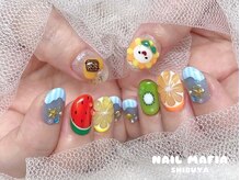 ネイルマフィア 渋谷(NAIL MAFIA)/フルーツ/夏/キャラ3D/渋谷