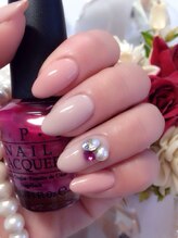 ディア ネイル(Dear Nail)/シンプル ビジューネイル☆