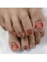 ネイルサロン ビューティーマジック 川口店/個性派アート　フットネイル