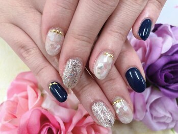 ディーネイル 天王寺(D-nail)/【小山】大人女子♪シェルネイル