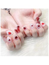 ウィン(Wynn)/クリア×レッド（別途有料パーツ