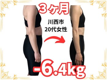 いたみいろどり整体院/3ヶ月で 6.4kg 体重減量！