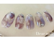 ディア ネイル(Dear nail)/タイダイ紫