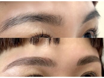 ノズ(NOZ)/アイブロウBefore/After