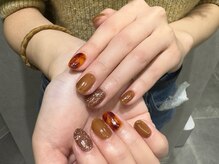ソワン 恵比寿(Soin)/べっ甲ニュアンス×カーキネイル