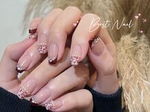 Best Nail 銀座店【ワンホンネイル・スカルプ・パラジェル・上品ジェルネイル】/ツイードネイル