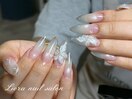 水光マグネット、お花、透明感