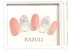ネイルアンドジュエリーラズリ(Nail＆Jewelry RAZULI)/カラフルクラッシュシェルネイル