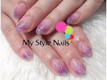 マイ スタイル ネイルズ(My Style Nails)/ラメグラデーションジェル