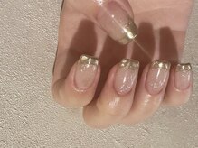 アイネイルズ 天神今泉店(I-nails)/【sana.i】ミラーフレンチネイル