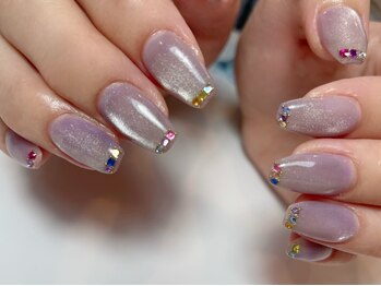 キラネイル アンド アイラッシュ by World Beauty(KIRA)/パープルマグネット