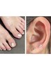 【フット】オフ込みワンカラー/マグネット&耳つぼジュエリー2粒まで