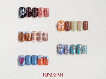 ハンドフィッシュ(handfish)の写真/抜群なデザインセンスに感動!"自分らしさ"を大切にしたい貴方にぴったり◎どんなネイルもお任せください♪
