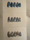 ニュアンスネイル　(ブルー系）