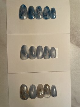 コモレビ(COMOREVI)/ニュアンスネイル (ブルー系)