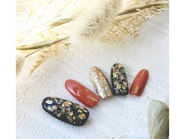 和柄ネイル￥6480
