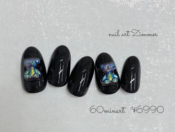 ネイルアート ジマー/60minart コース¥6990