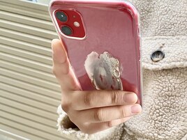 スマホケース☆グレー