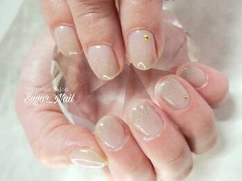 シュガーネイル(sugar nail)/モカベージュグラデーション