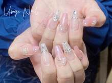 ウサギネイル 新大久保店(usagi nail)/マグネットフレンチ秋可愛い