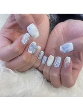 グラマラス アンジェアイ 荻窪店(glamourous ange eye)/ツイードネイル♪新規¥9900