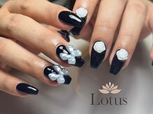 ロータス ネイルアンドアイラッシュ(Lotus)/流行りのバラパーツ♪