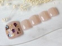 ジャスタネイルズ(JUSTA NAILS)/定額デザイン シンプル　フット