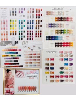 タムタムネイル 本厚木(Tam Tam Nail)/カラーを豊富に取り揃えてます。