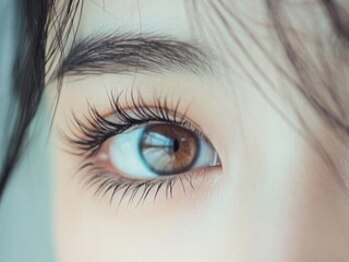 アースコアフュールボーテ つくば学園店(EARTH coiffure beaute)の写真/フラット・ボリューム・LED取り扱い◎ボリュームだけじゃない韓国風キラキラ目元へ[パリエク/３D]